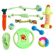 Interactive Dog Toys 10 Cotton Chewing Rope Toys